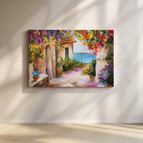European Countryside Canvas Artwork