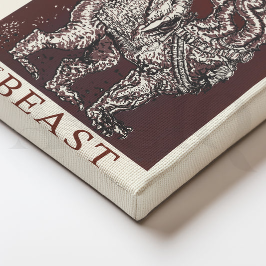 Impeach the Beast Canvas Artwork for Political Art Collectors