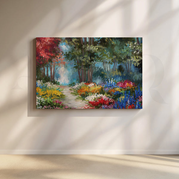 Enchanting Flower Garden Artwork