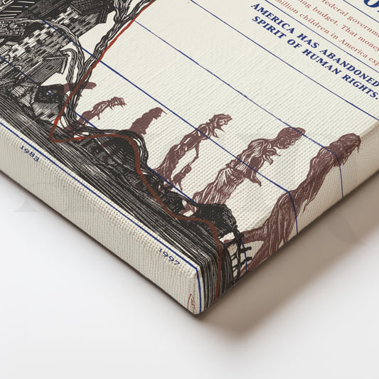 Spirit of Abandon Canvas Artwork for Study Rooms & Libraries