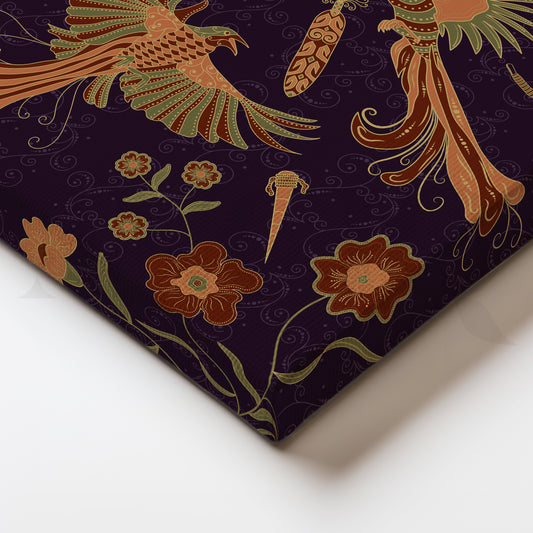 Phoenix Garden Canvas Artwork for Bedroom