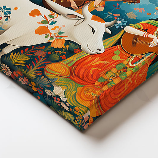 Melody in the Forest Canvas Artwork for Kids’ Room