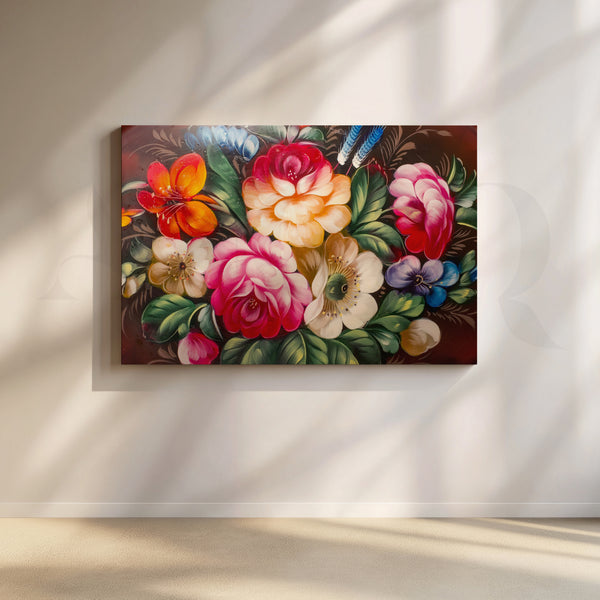 Floral Bouquet Canvas Artwork
