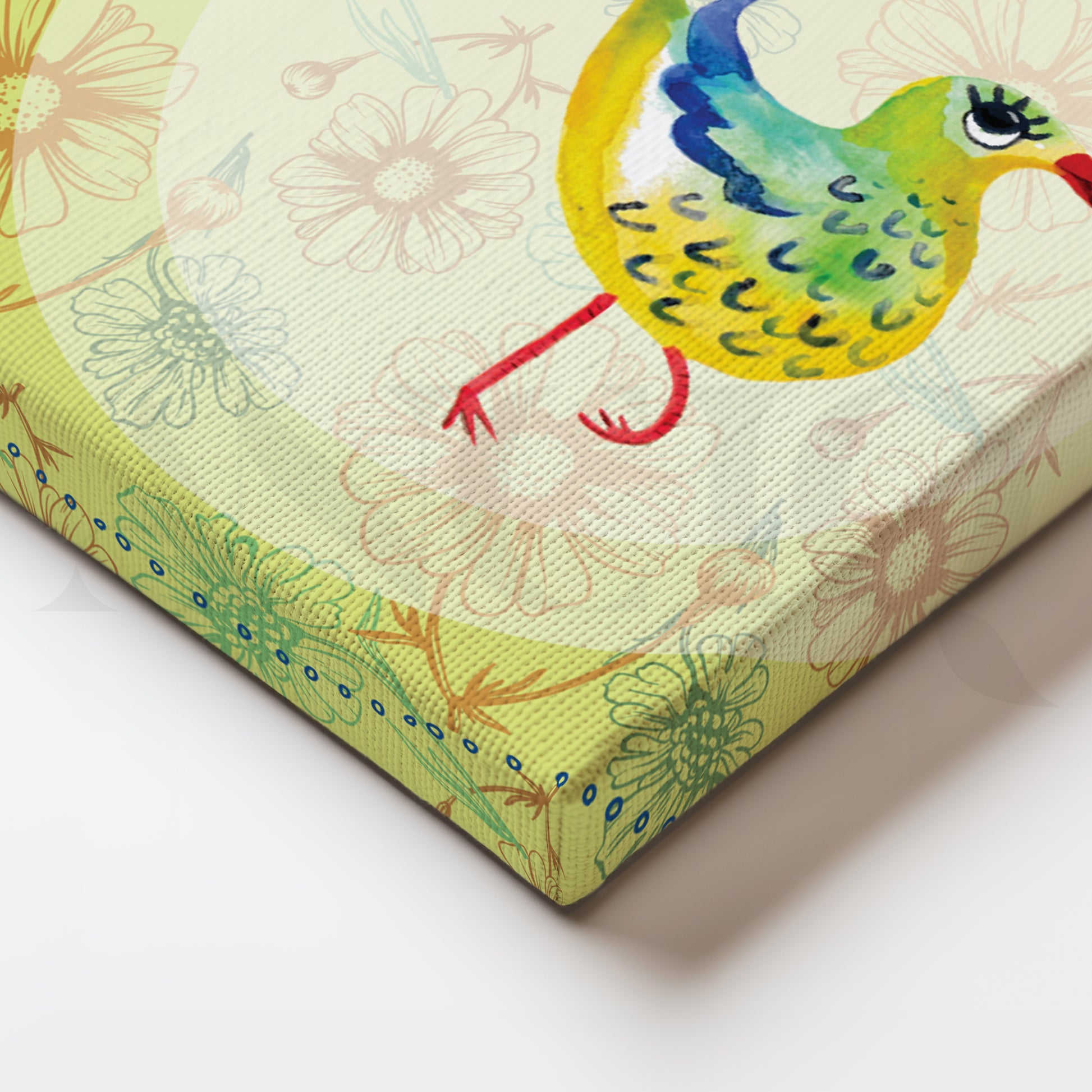 Sunny Songbird Canvas Artwork