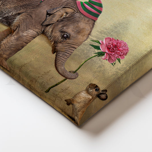 The Gentle Exchange Canvas Artwork for Kids’ Room