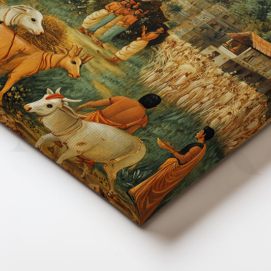 Temple Harvest Canvas Artwork for Living Room