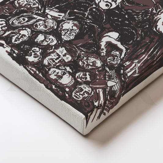 The Battle for Reality Canvas Artwork for Modern Art Collectors