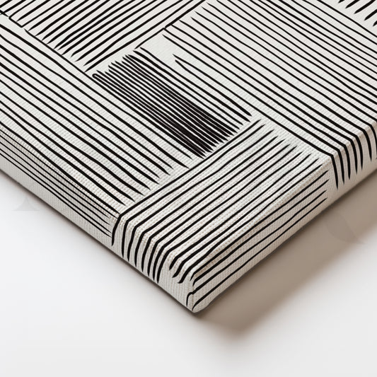 Linear Mind Canvas Painting for Hallway or Work Desk