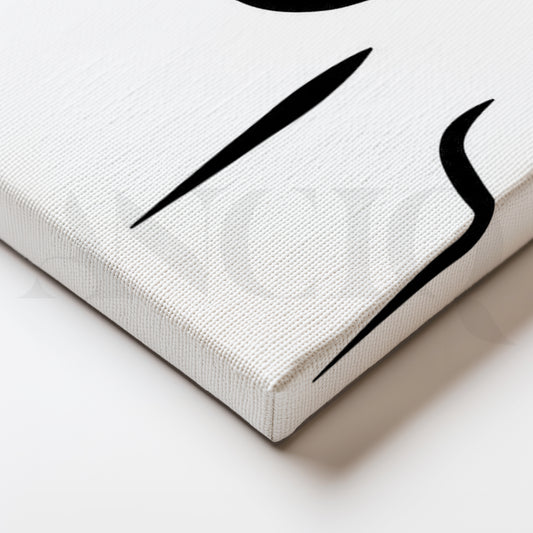 Minimalist Camel Line Art Canvas Artwork for Living Room & Hallway