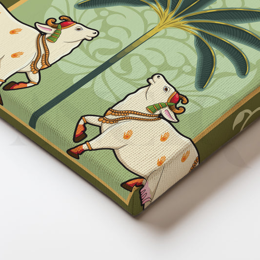 Sacred Harmony Canvas Artwork for Meditation Room