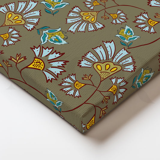 Pastel Meadow Canvas Artwork for Living Room