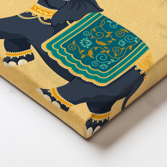 Royal Arch Elephant Canvas Artwork for Living Room & Entryway Décor