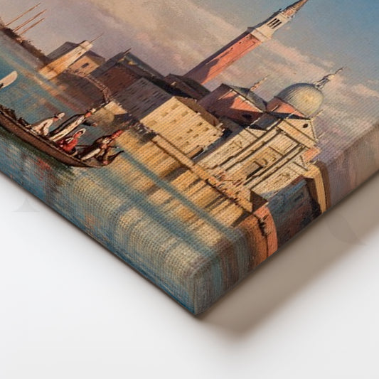 San Giorgio Silhouette Canvas Painting for Guest Room