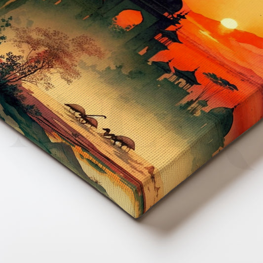 Twilight of Royals Canvas Artwork for Bedroom