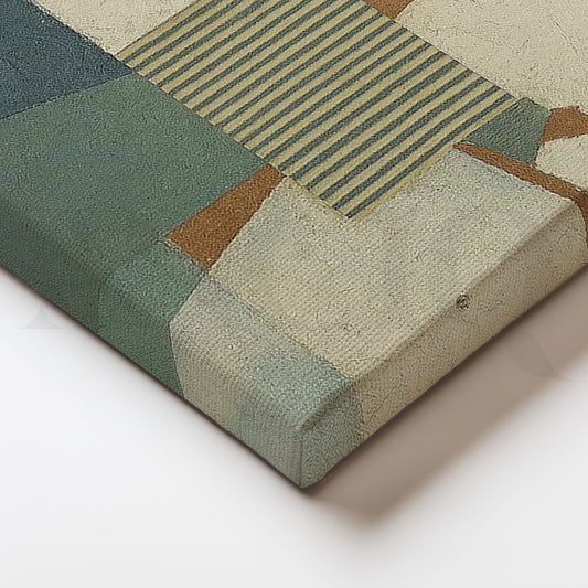 Minimal Collage Geometric Abstract Canvas Wall Art