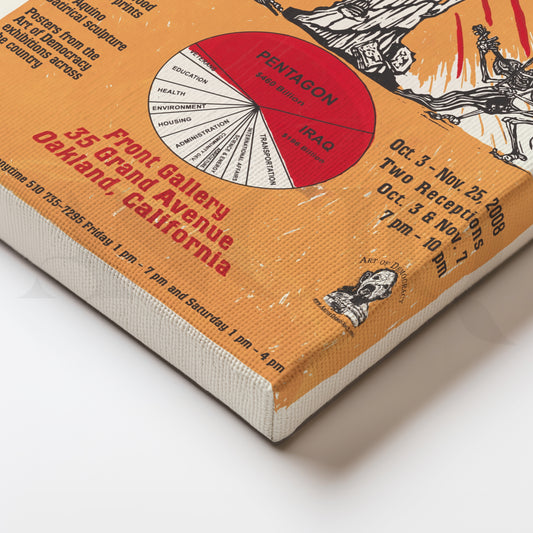 Outside the Green Zone – Color Canvas Artwork for Gallery Displays