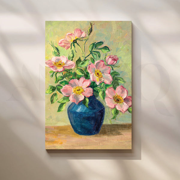 Blossoms in Harmony Canvas Artwork