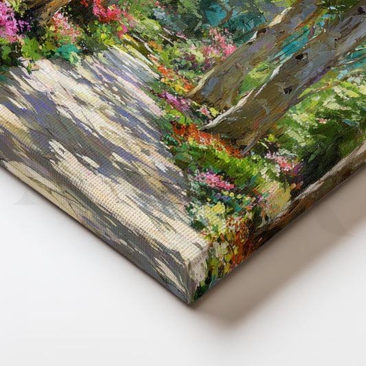 Forest Walkway Canvas Artwork – Peaceful Nature Trail Wall Décor for Modern Homes