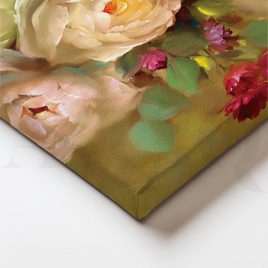 Bouquet of Elegance Canvas Wall Painting