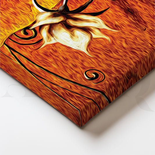 Blaze of Petals Canvas Wall Painting