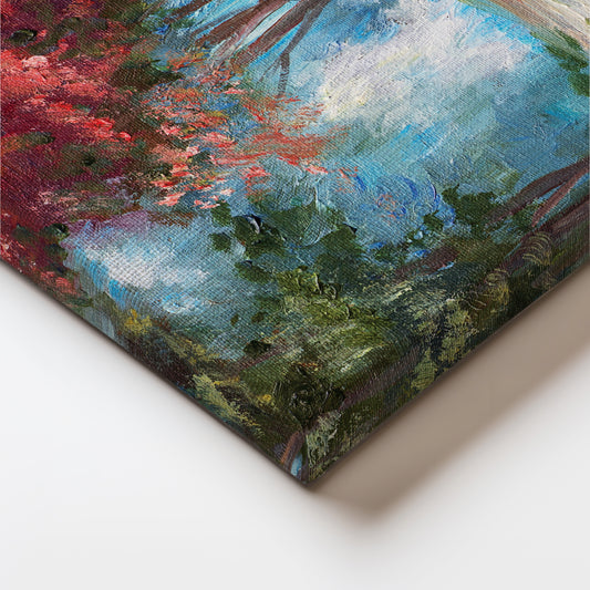 The Enchanting Flower Garden Canvas Wall Painting