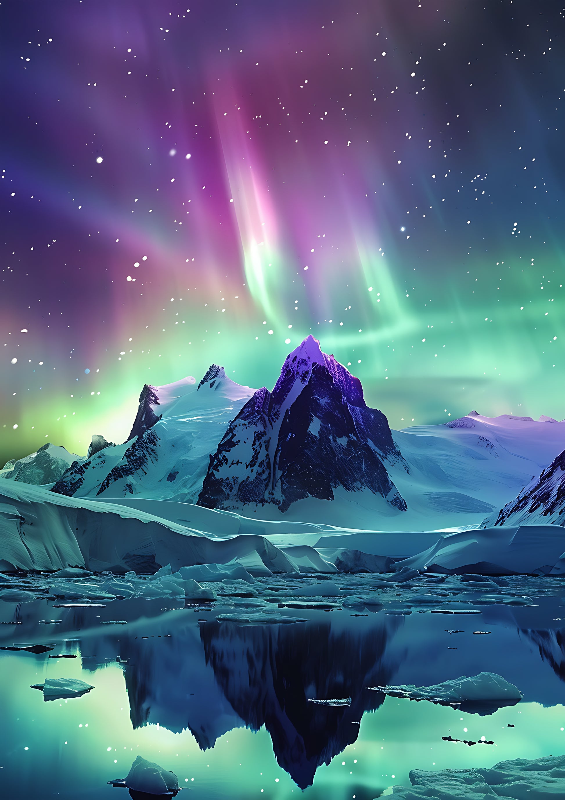 aurora wall poster anciq