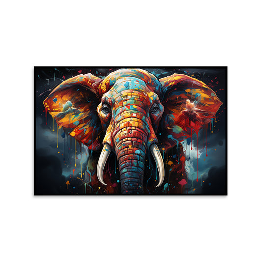 A Celebration of the Elephant's Majesty in a Myriad of Shades