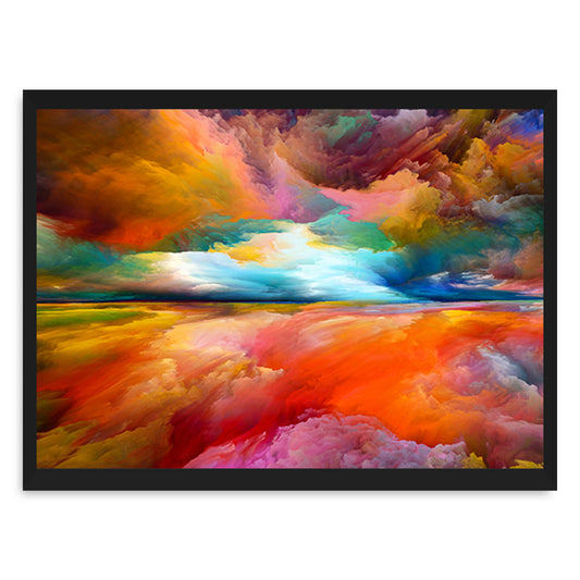 Sunset Mirage Canvas Wall Painting