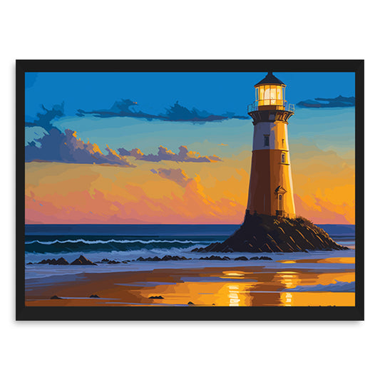 Lighthouse Beauty Canvas Wall Painting