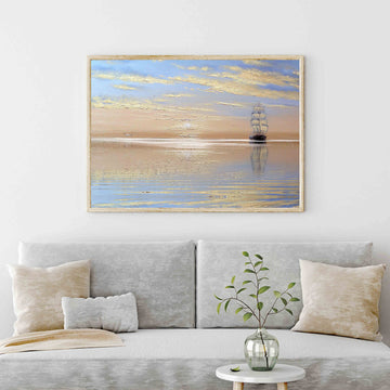 Lone Voyager Canvas Wall Painting