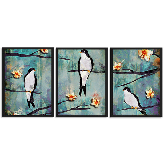 Three Wise Observers Canvas Wall Painting