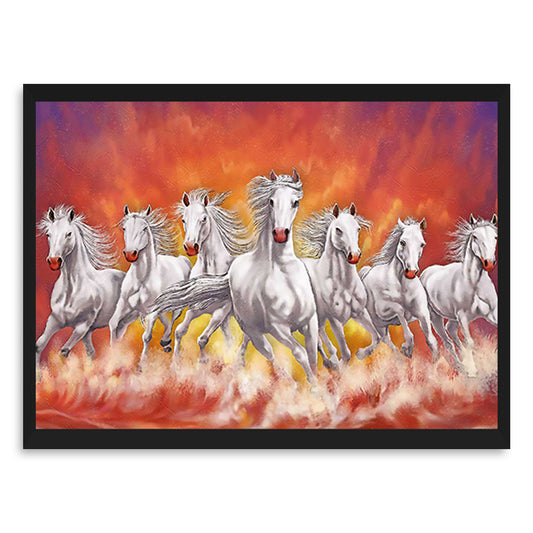 Equestrian Symphony Canvas Wall Painting