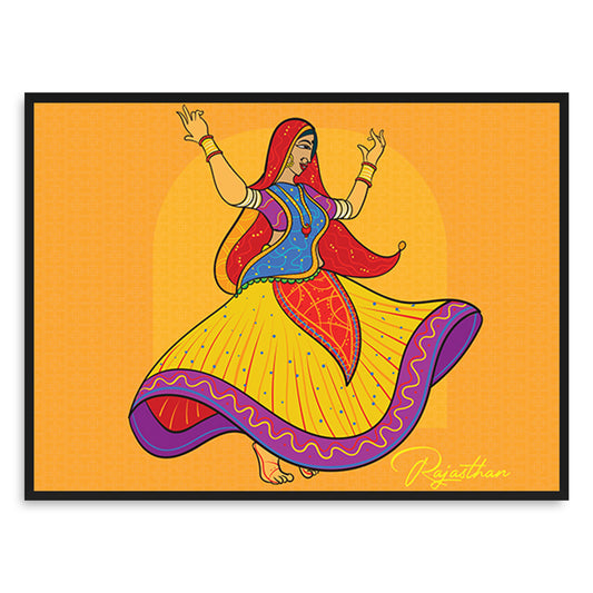 Dance of Colors Canvas Wall Painting