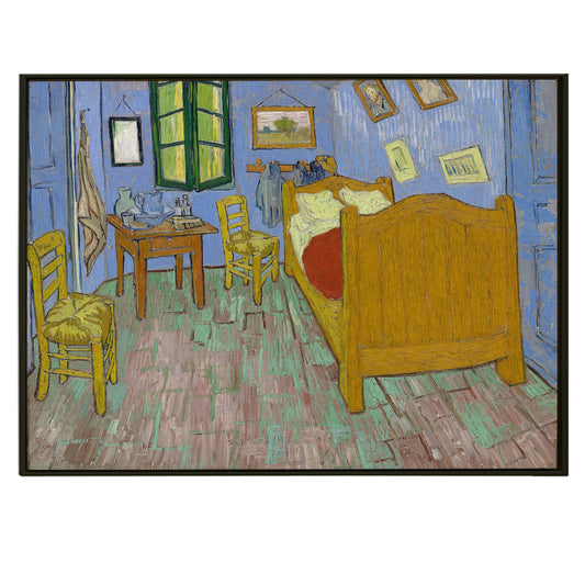 Vincent van Gogh’s Bedroom in Arles, a look into the Artist’s World painting print framed canvas wall art