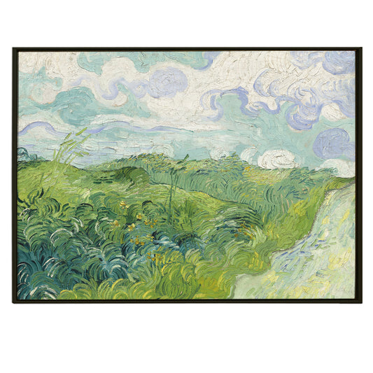 The Wheat Fields Come Alive: Exploring Van Gogh’s ‘Green Wheat Fields, Auvers’ adding charm wall art canvas print
