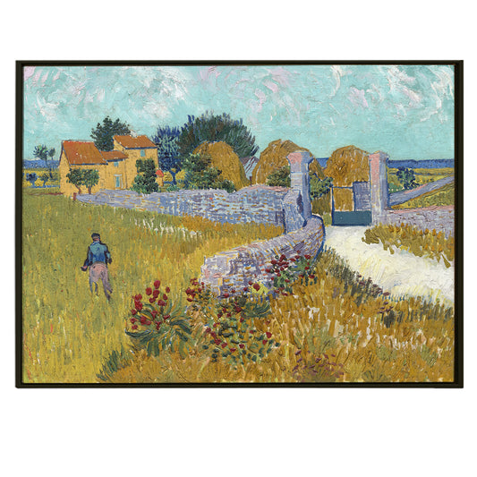 Farmhouse In Provence Canvas Art Print Vincent Van Gogh Painting To Decorate Your Home