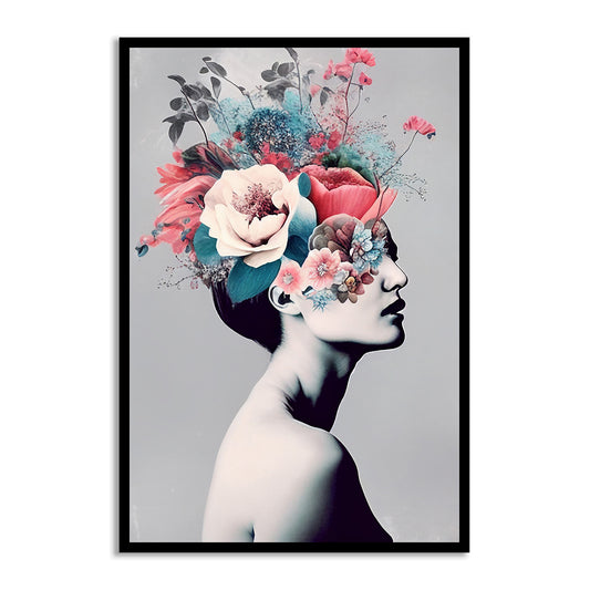 Stunning Boho Portrait Art - Modern Feminine Wall Art