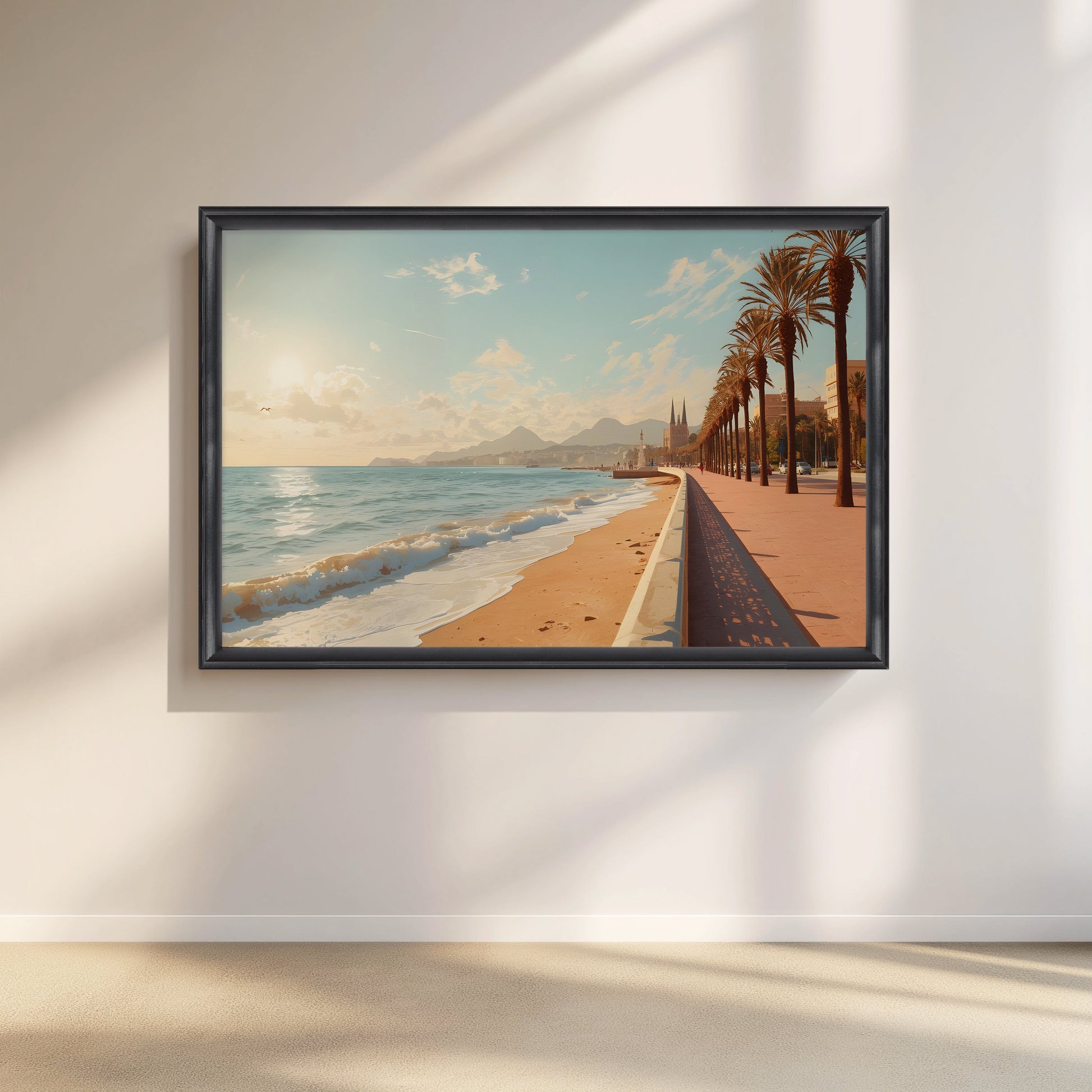 anciq-golden-palm-promenade-canvas-painting-for-living-room