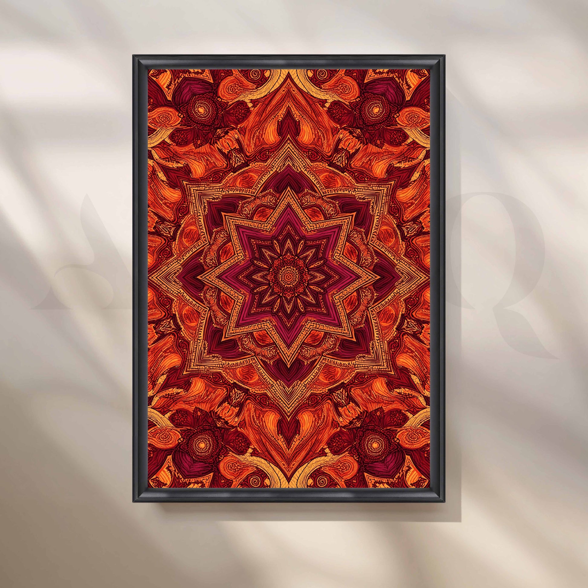 Abstract Mandala Pop Art Design for Entryway/Hallway