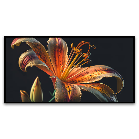 Lily Flower Canvas Wall Painting for Living Room, Bedroom, Office.