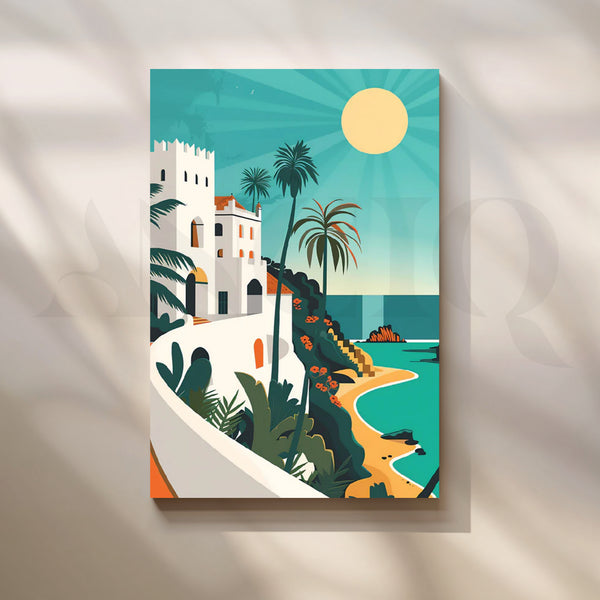 Mediterranean Sun Coast Canvas Artwork