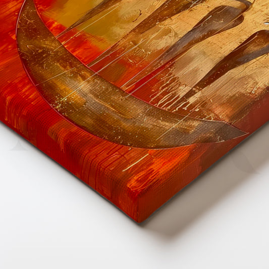 River Guardians Canvas Painting for Dining Room