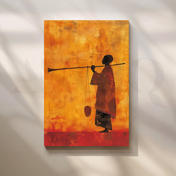 Desert Herald Canvas Painting for Study
