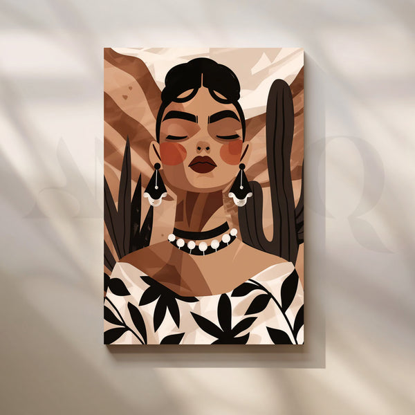 Desert Elegance Wall Painting
