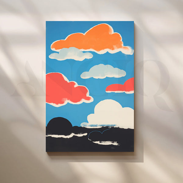 Vivid Clouds Wall Poster