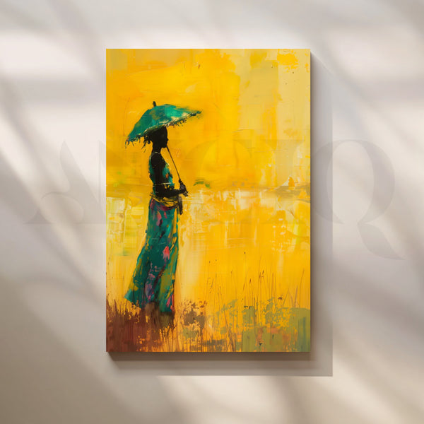 Sunlit Stroll Canvas Artwork