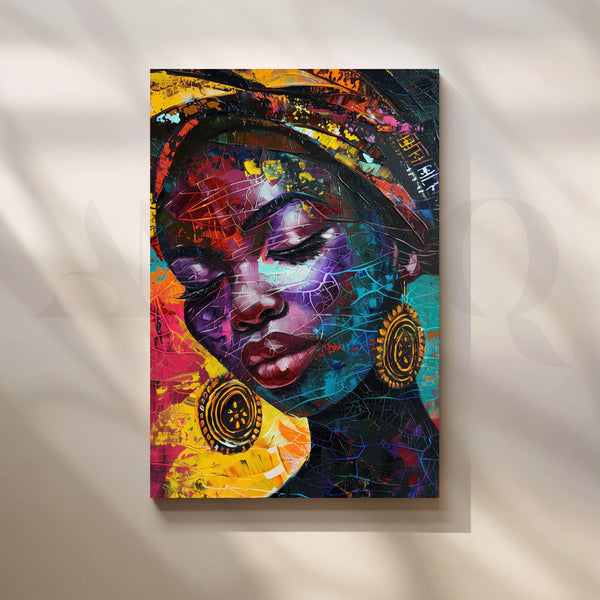 Serene Radiance Canvas Painting for Bedroom