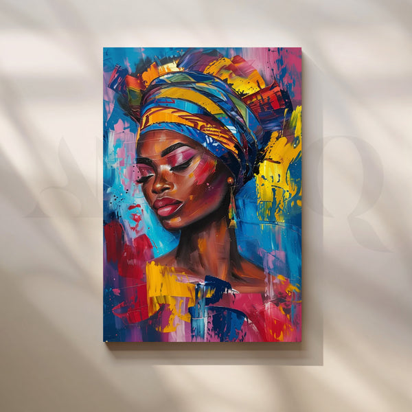Radiant Tranquility Canvas Painting for Bedroom