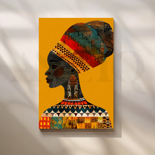 Pharaoh Noir Canvas Painting for Home Office