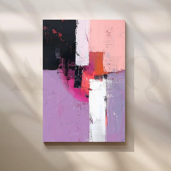 Blush Crossroads Canvas Artwork